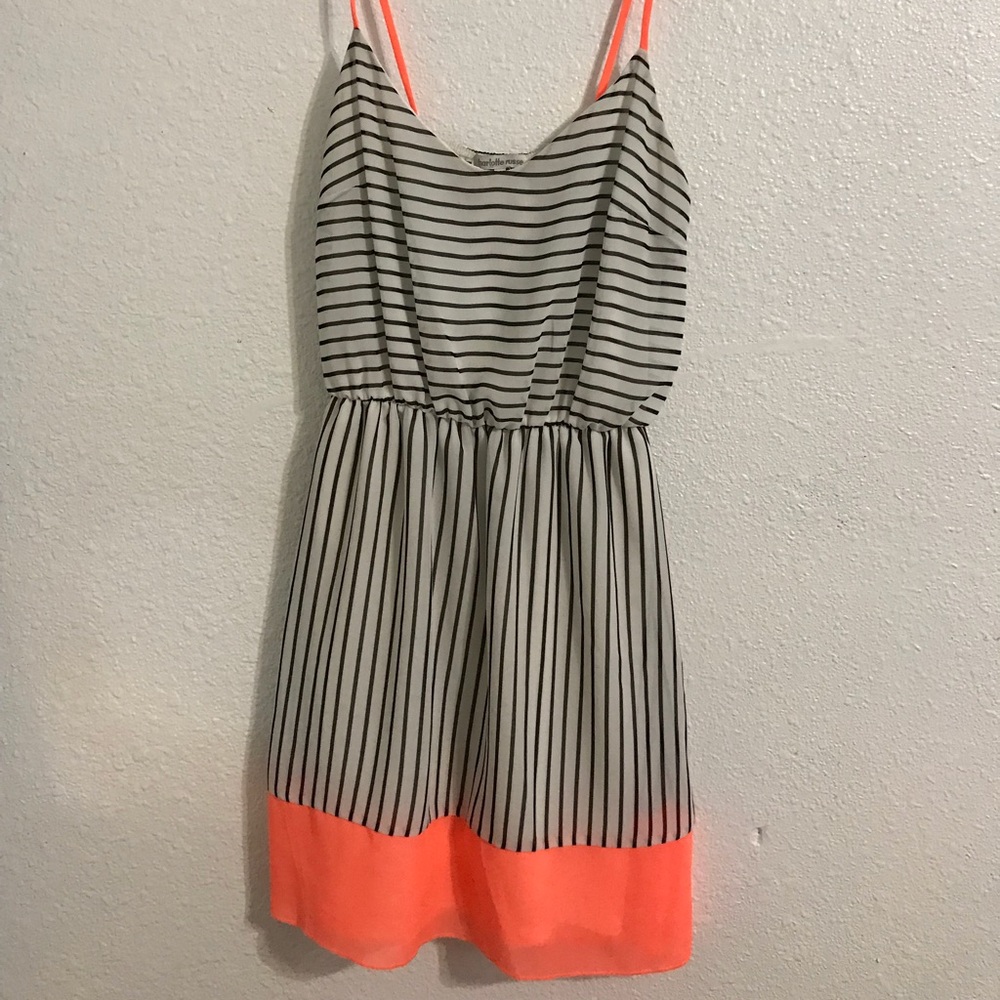 Cute Navy and white striped Charlotte Russe dress